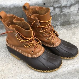 LL Bean duck boots size 7